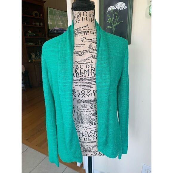LILLY PULITZER Amalie Green Cardigan - Picture 1 of 7